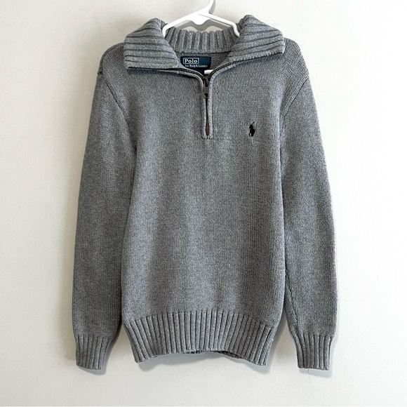 Polo Ralph Lauren Other - Polo Ralph Lauren Quarter Zip Cotton Knit Sweater